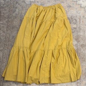 The Lullaby Club Yellow Maxi Skirt